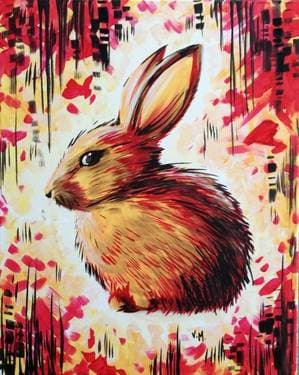 "Honey-bun" - Paint and sip event at Canadian Brewhouse in Richmond, BC - PaintNite.com