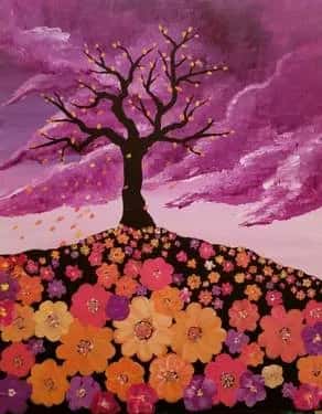 Purple Fall