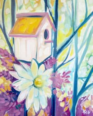 Blooming Birdhouse