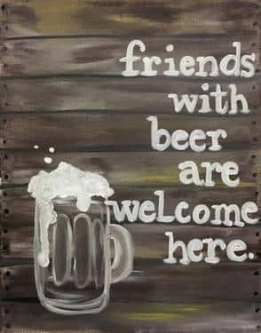 Friends with Beer