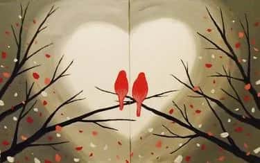 Love Birds Partner Painting