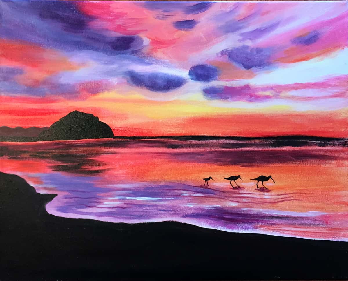 Sunset at Morro Rock