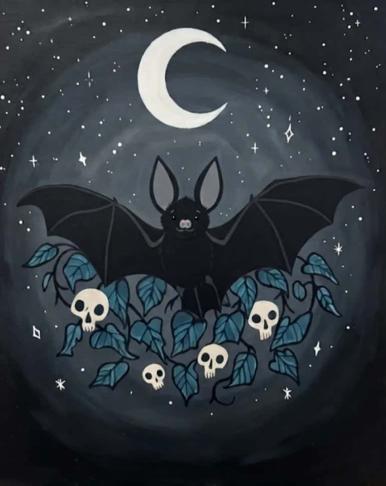 Moonlit Bat