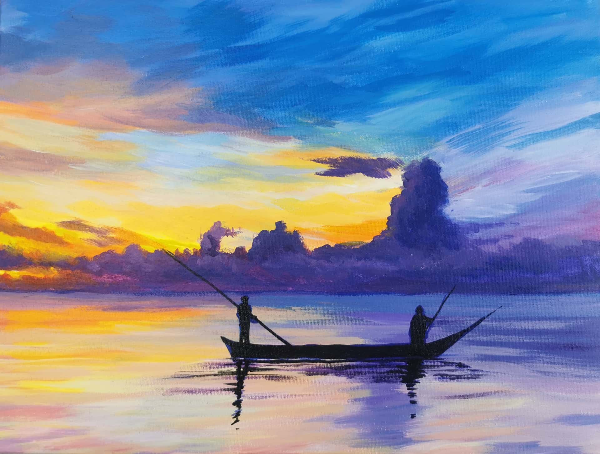 Fishing at Sunrise