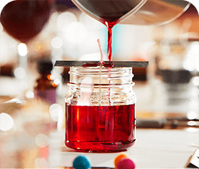 Candle making private workshop customizing scents and decorations for paint and sip events