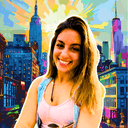 Lauren Elder, Paint Nite artist in NEW YORK