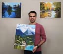 Sushant Deshpande, Paint Nite artist in Surrey