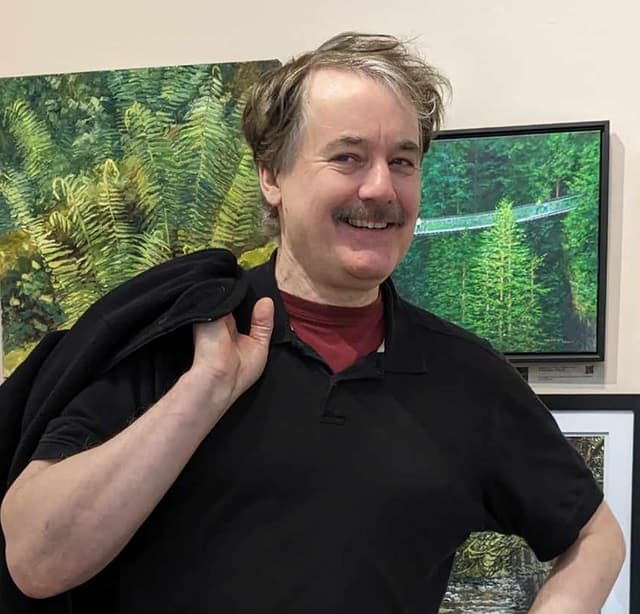 Eric Hotz (Fraser Valley), Paint Nite artist in Maple Ridge