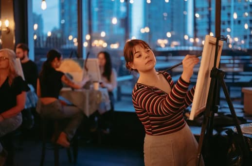 Sierra Pitkin, Paint Nite artist in Coquitlam