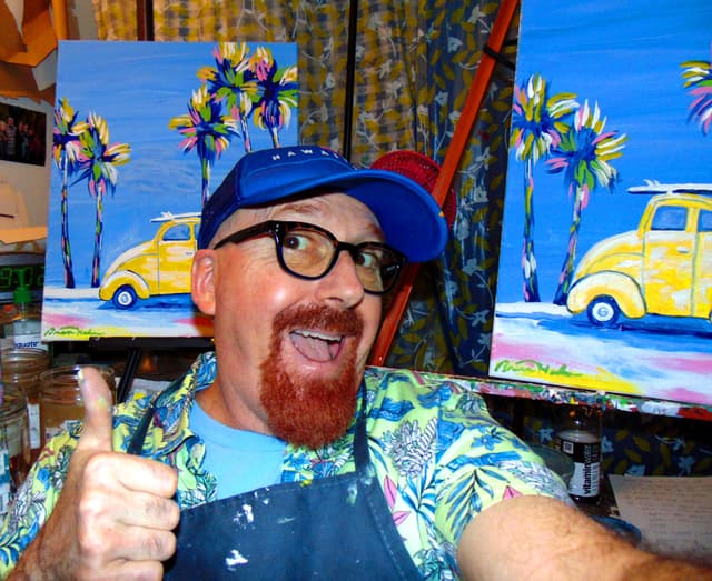 Brian Mark Hahn, Paint Nite artist in Salem