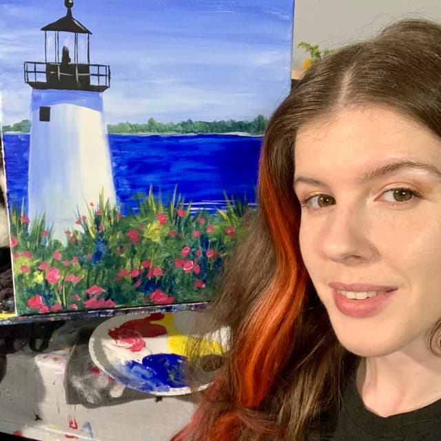 Lindsey Sniffin, Paint Nite artist in Bloomfield