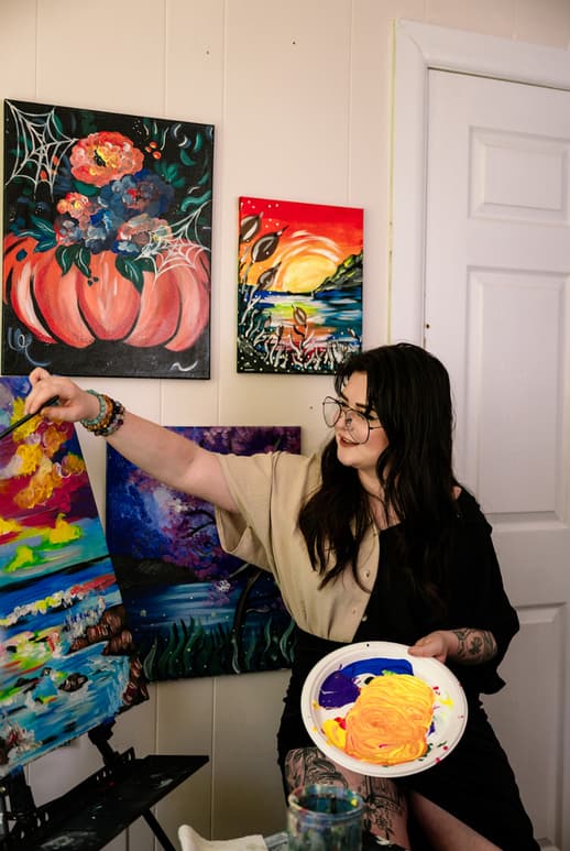 Painted by Baylee, Paint Nite artist in Gales Ferry CT