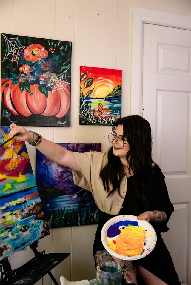 Painted by Baylee, Paint Nite artist in Gales Ferry CT