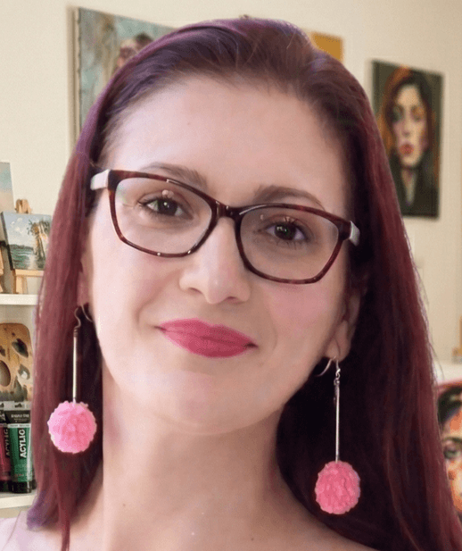 Jade Scarlett Watercolor Wildlife Art, Paint Nite artist in Virtual