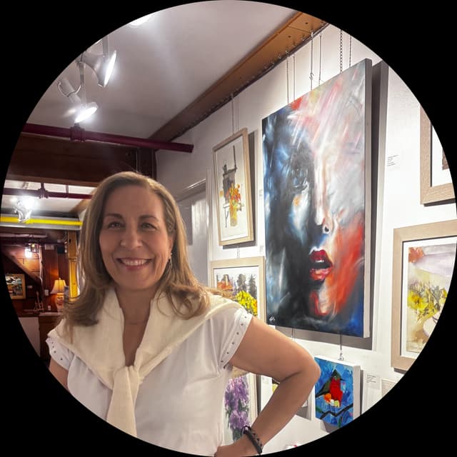 Patricia Fonseca, Paint Nite artist in Pointe-Claire