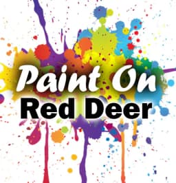 Paint On Red Deer