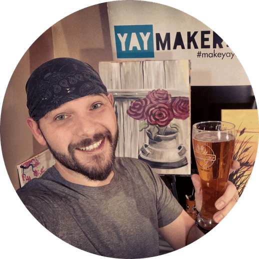 Ryan Merrill, Paint Nite artist in PEORIA