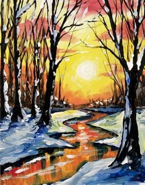 Cold Warmth - Paint and sip event at 10 DEAN - Waverley in Toronto, ON - PaintNite.com