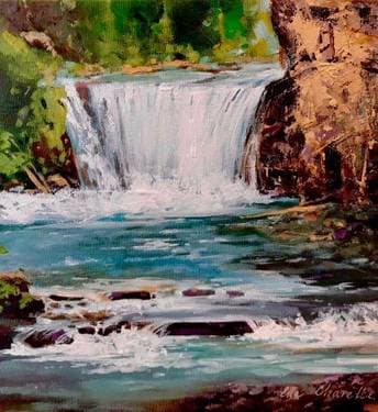 Waterfall River - Paint and sip event at Perch and Plow in SANTA ROSA, CA - PaintNite.com