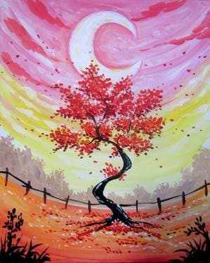 Fall Transitions - Paint Nite event in Anchorage, AK
