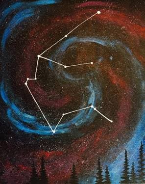 Paint Your Zodiac - Paint and sip event at Barleycorn's Brewhouse in Wilder, KY - PaintNite.com