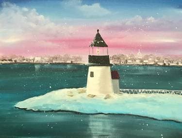 Nantucket Winter - Paint and sip event at The Nantucket Hotel in Nantucket, MA - PaintNite.com