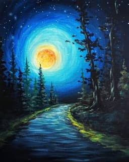 Moonlit Forest Path thumbnail