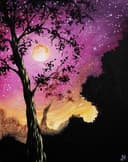 Starry Moonlit Tree thumbnail view