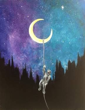 Leave This Place - Paint and sip event at Fox and Fiddle - Danforth in Toronto, ON - PaintNite.com