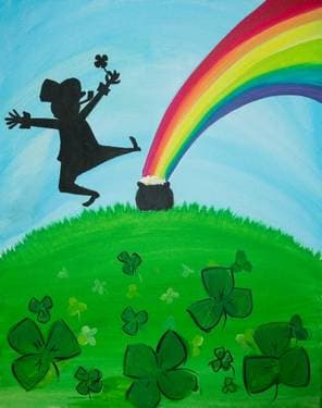 Irish Luck II - Paint Nite event in Everett, MA