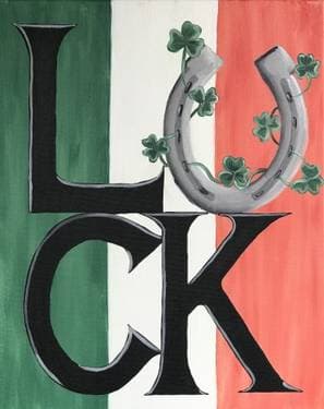 Luck O’ the Irish II - Paint and sip event at Joyce's Tavern in Staten Island, NY - PaintNite.com