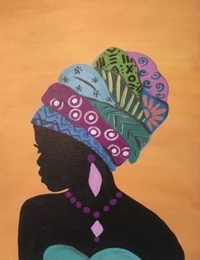 Royal Beauty - Paint Nite event in HEALDSBURG, CA