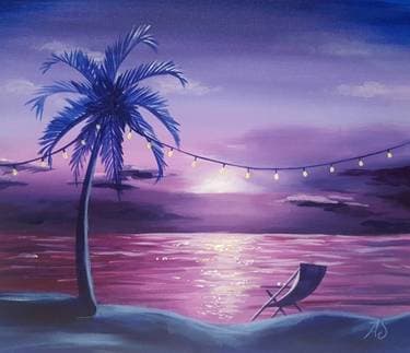 Beach Garden Party - Paint Nite event in Halifax , NS