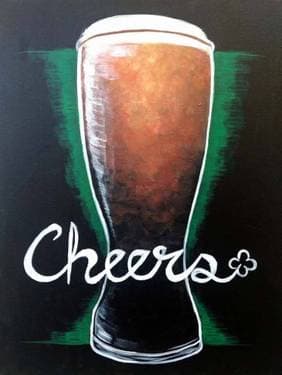 Cheer n' Beer - Paint and sip event at Fox and Hound  in Schaumburg, IL - PaintNite.com