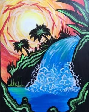 Southern Dreaming - Paint and sip event at Super Bargain in Toronto, ON - PaintNite.com