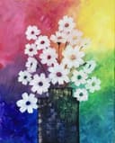 Rainbow Daisy Bouquet thumbnail view