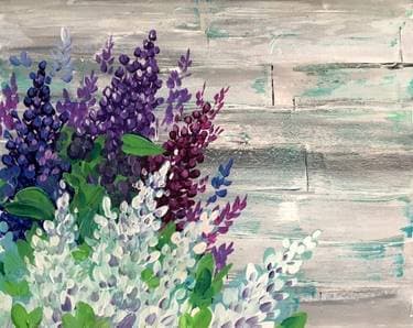 Lilacs - Paint and sip event at Saffron's in Winnipeg, MB - PaintNite.com