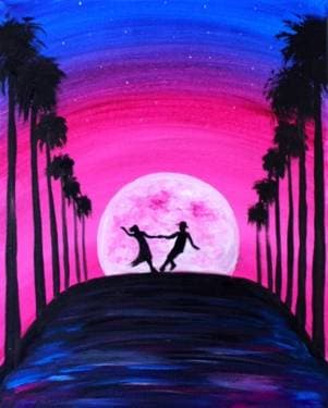 Dance the Night Away - Paint and sip event at TalkTales Entertainment in Los Angeles , CA - PaintNite.com
