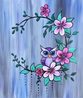My Little Owl - Paint Nite event in Normal, IL