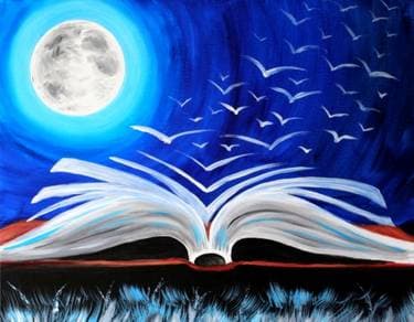 Bedtime Story - Paint and sip event at Echo Park Pitfire Pizza  in Los Angeles , CA - PaintNite.com