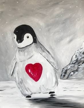Sweet Penguin - Paint Nite event in Brampton, ON