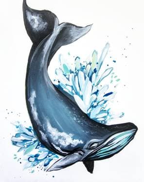 Whalebert - Paint and sip event at Sports On Tap in Saskatoon, SK - PaintNite.com