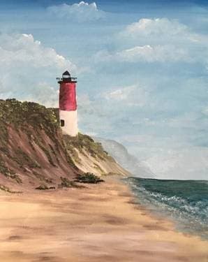 Nauset Light - Paint and sip event at Revelation Beer Garden at Hudson Fields in Milton, DE - PaintNite.com