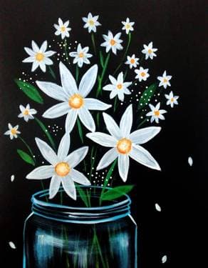 Daisy Jar - Paint and sip event at AC Hotel  in Pasadena , CA - PaintNite.com