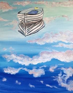 Drifting In The Clouds - Paint Nite event in Etobicoke, ON