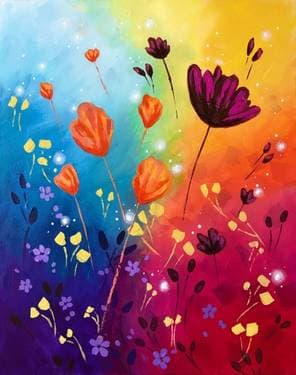 Blooming Summer - Paint and sip event at The Westside Blono in Normal, IL - PaintNite.com