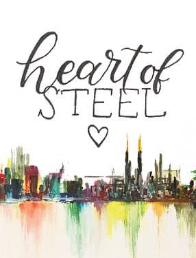Heart of Steel - Paint and sip event at Bean Bar in Hamilton, ON - PaintNite.com