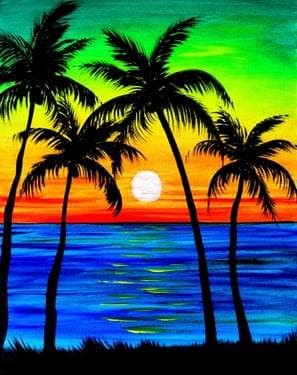 Last Call for Summer - Paint and sip event at Tracks Brew Pub - Downtown Brampton in Brampton, ON - PaintNite.com