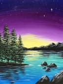 Teal Lake Twilight thumbnail view