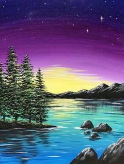 Teal Lake Twilight thumbnail